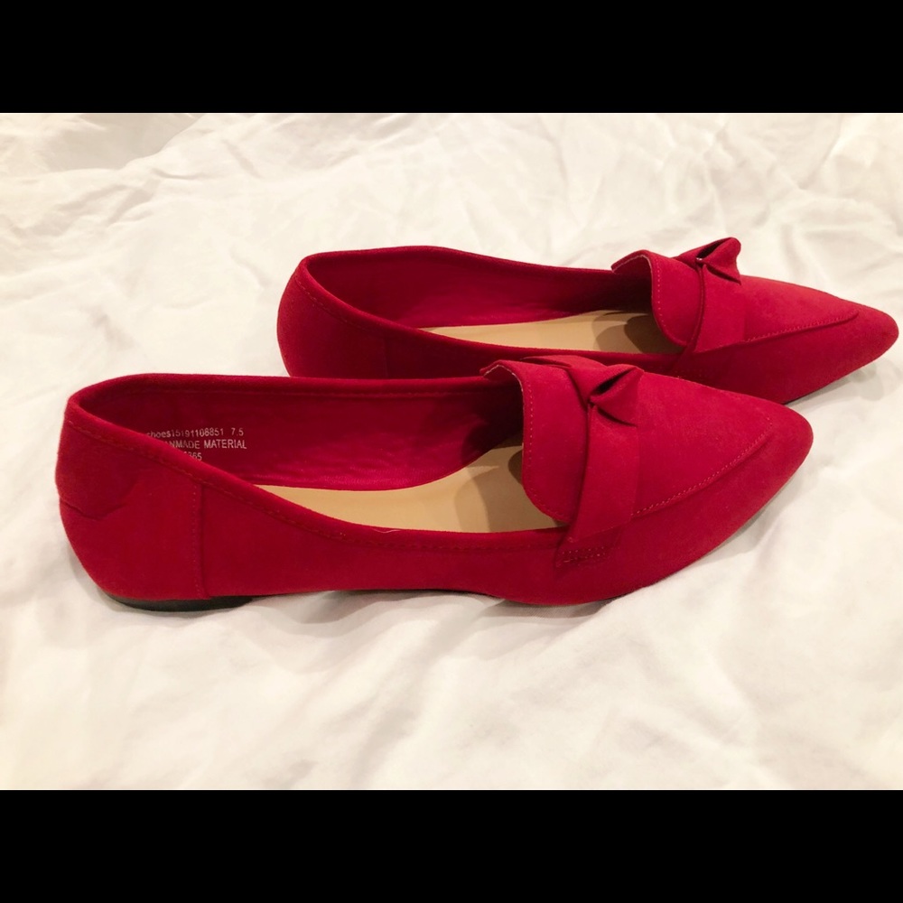 SHEIN Red Loafers | NEVER WORN